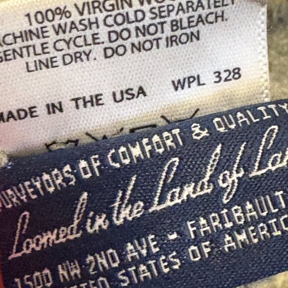 Faribault Woolen Mills Wool Cabin Blanket - Picture 4 of 9